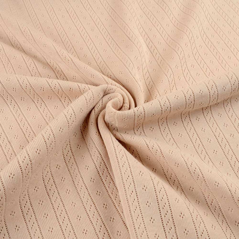 POINTELLE STRIPE N DOTS - BEIGE - 3
