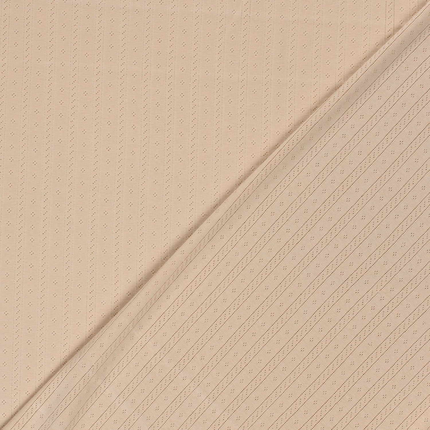 POINTELLE STRIPE N DOTS - BEIGE - 5