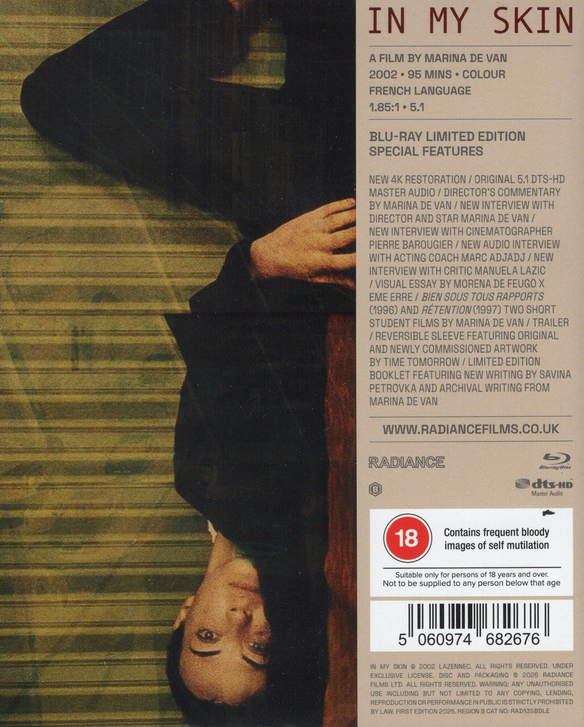 In My Skin (Limited Edition) (ej svensk text) (Blu-ray) - 2