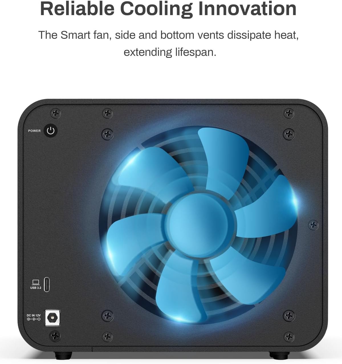 Terramaster D4-320 Caixa de disco rígido externa - 8