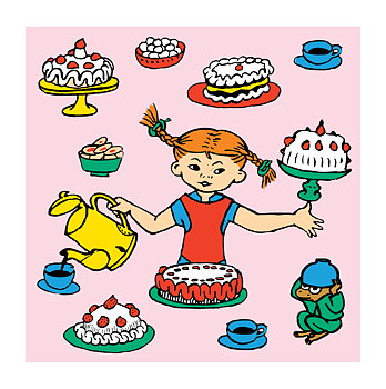 Pippi servetter - Födelsedag