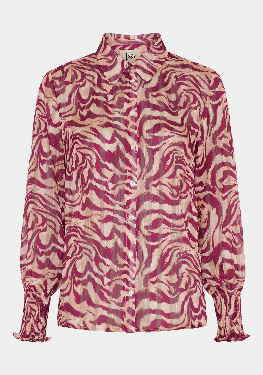 Vibse Shirt - Cerise Float - Isay 