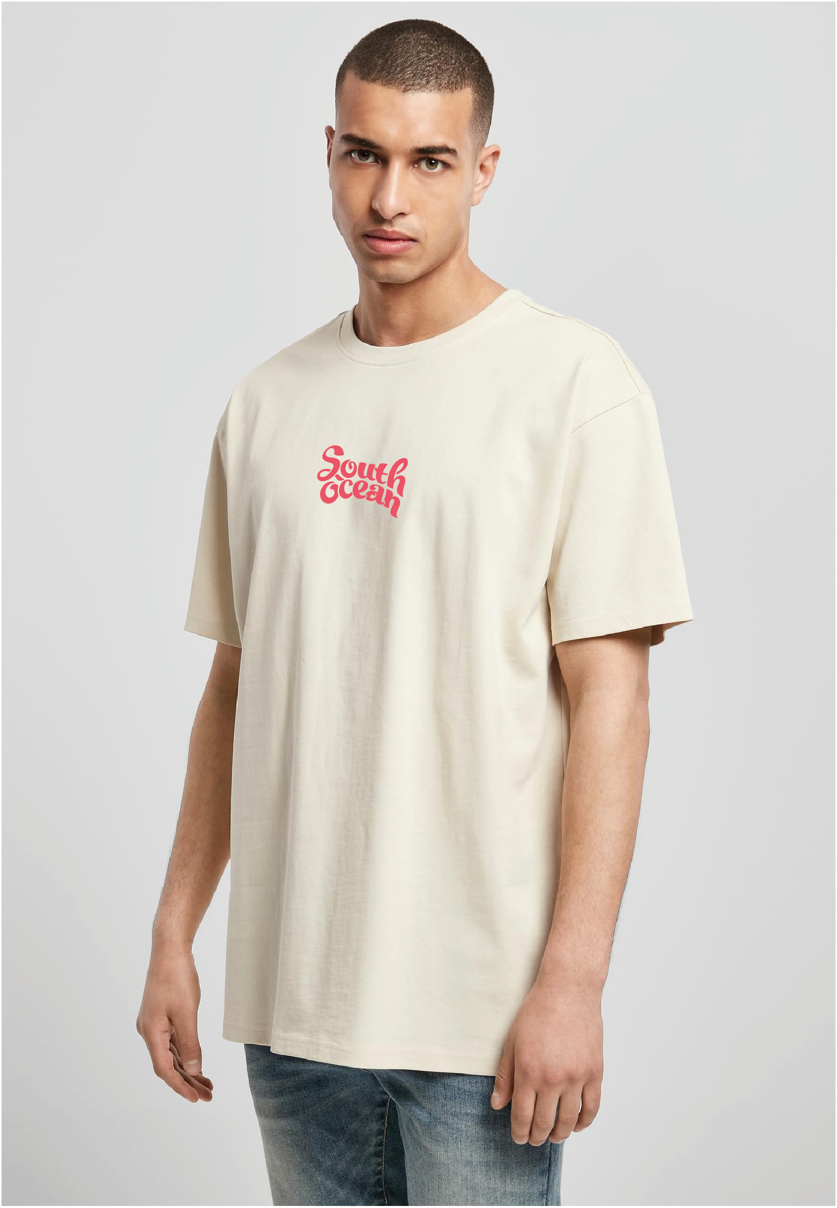 Unisex - Heavy Oversize Tee Sand Embroidery logo (SOF)
