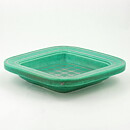 ヴィルヘルム・コーゲ  Argentaシリーズ  四角いのボウル  シルバーのグリッド線  21cm  1959年
