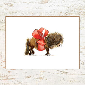 Birthday Card Pony Nut Gifts Horse Motif Gift Pony