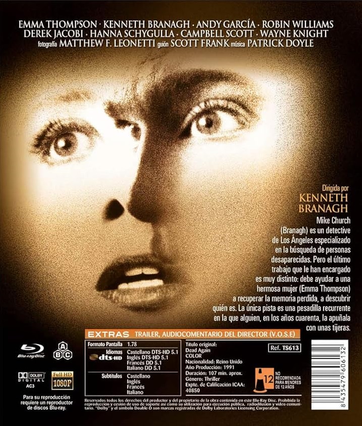 Dead Again (ej svensk text) (Blu-ray) - 2