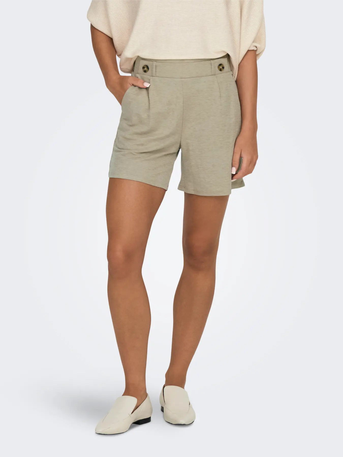 Jacqueline de Yong - Birdie Shorts Beige - 3