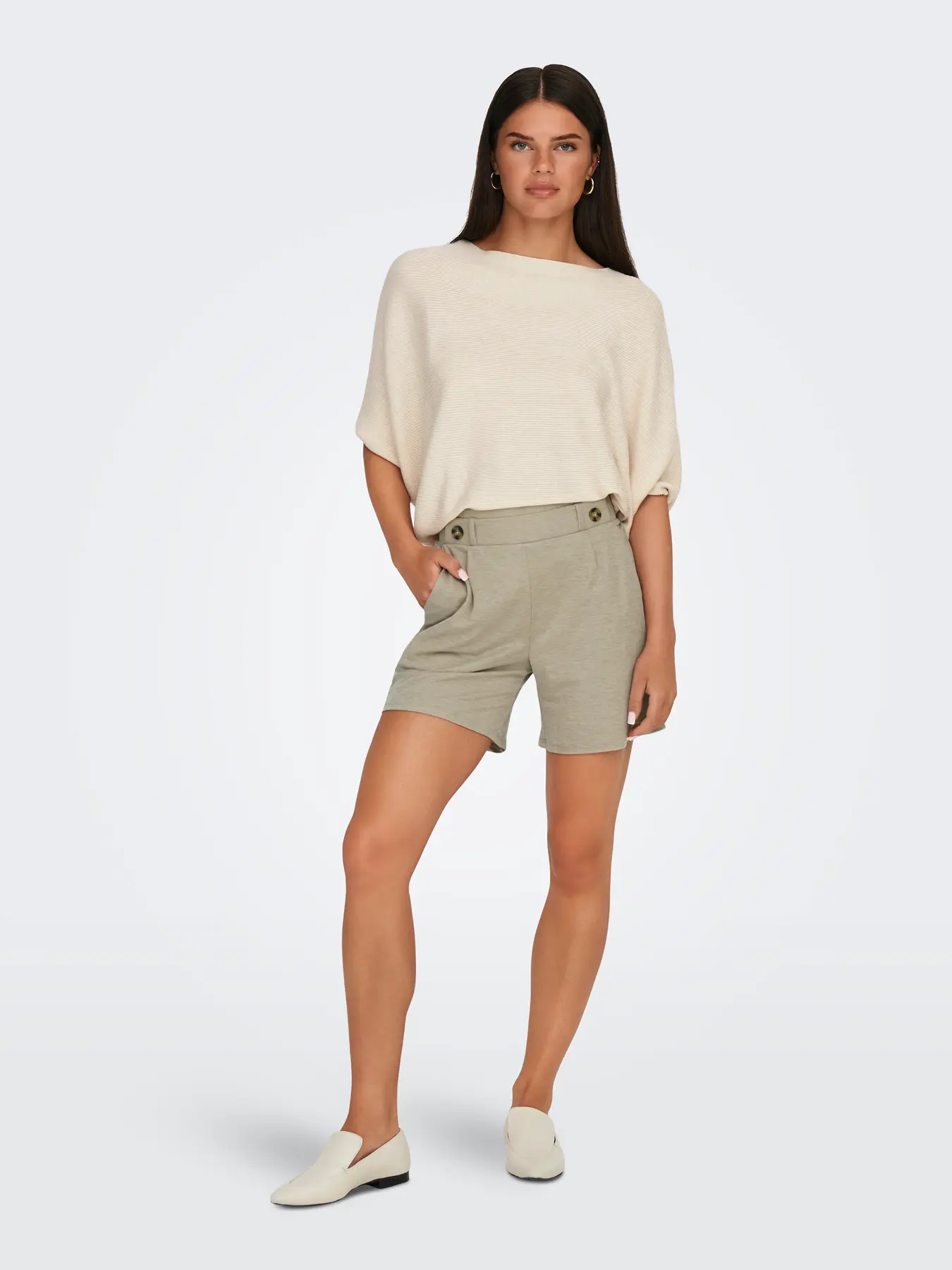 Jacqueline de Yong - Birdie Shorts Beige - 5