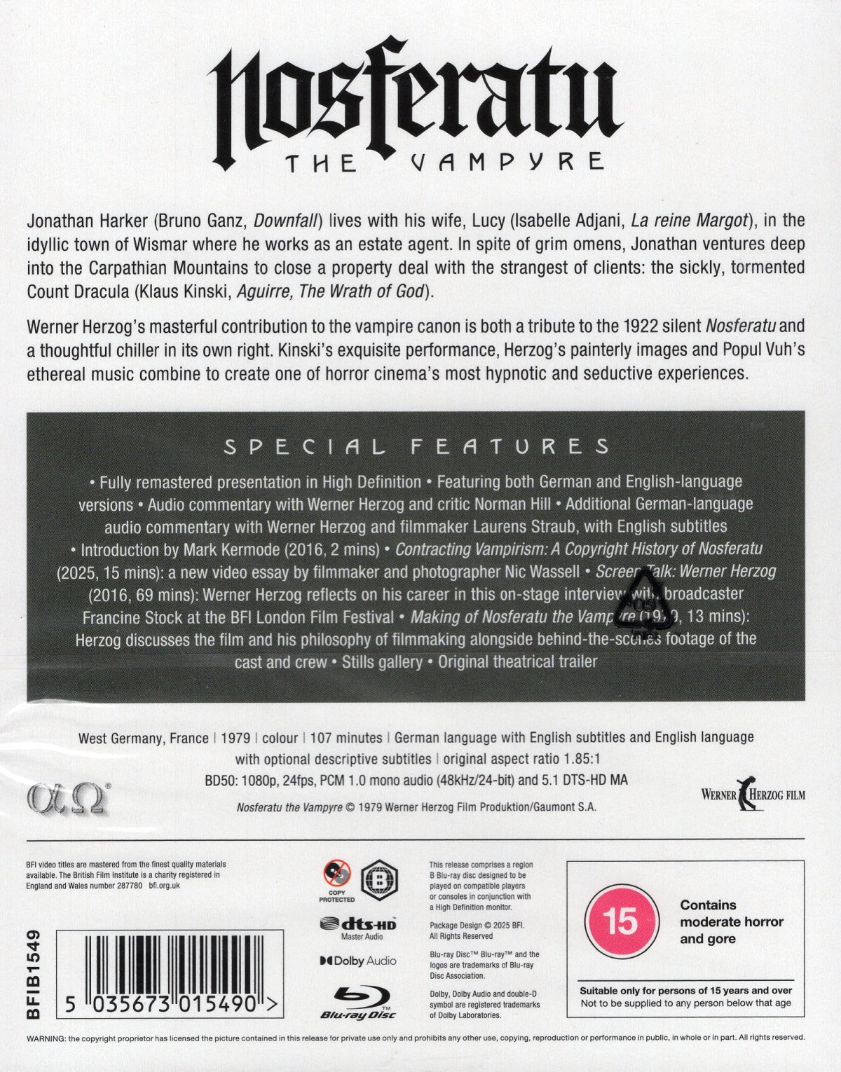 Nosferatu the Vampyre (ej svensk text) (Blu-ray) - 2