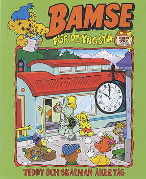 Bamse för de yngsta nr 7 2025, Teddy och Skalman åker tåg