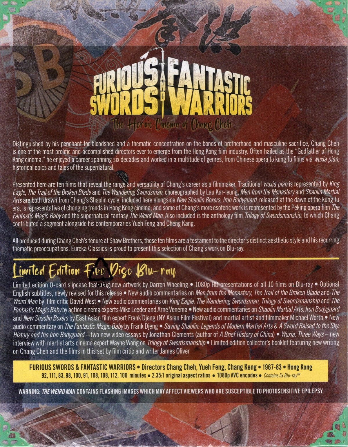 Furious Swords and Fantastic Warriors (Limited Edition) (ej svensk text) (Blu-ray) - 2