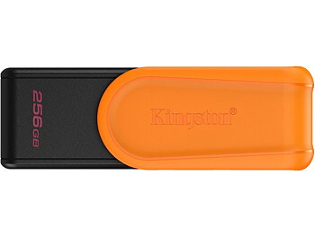 Kingston DataTraveler Exodia S 256GB USB 3.2 Gen 1 USB-minne Svart Orange