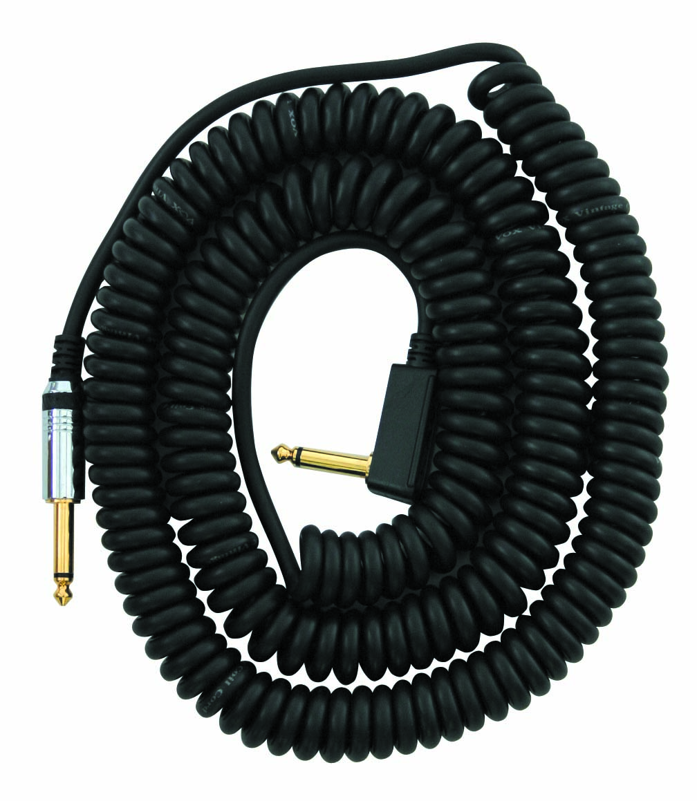 VOX VCC090BK - 9m Black Coiled Cable