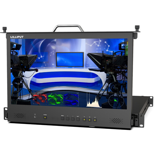 Lilliput RM-1731 17.3" Pullout Rackmount HDMI Monitor - 5