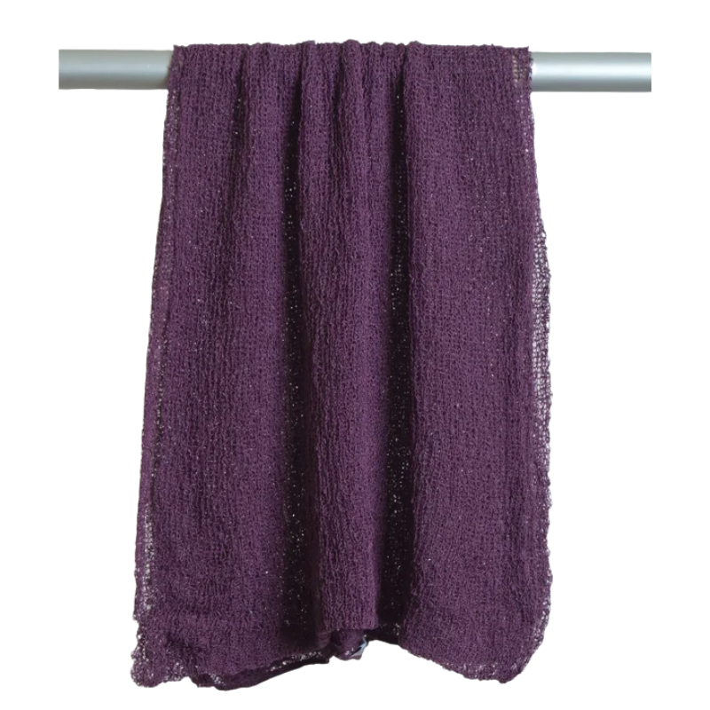 Ulla Jacobsson - Sjal  - Almira -  Aubergine