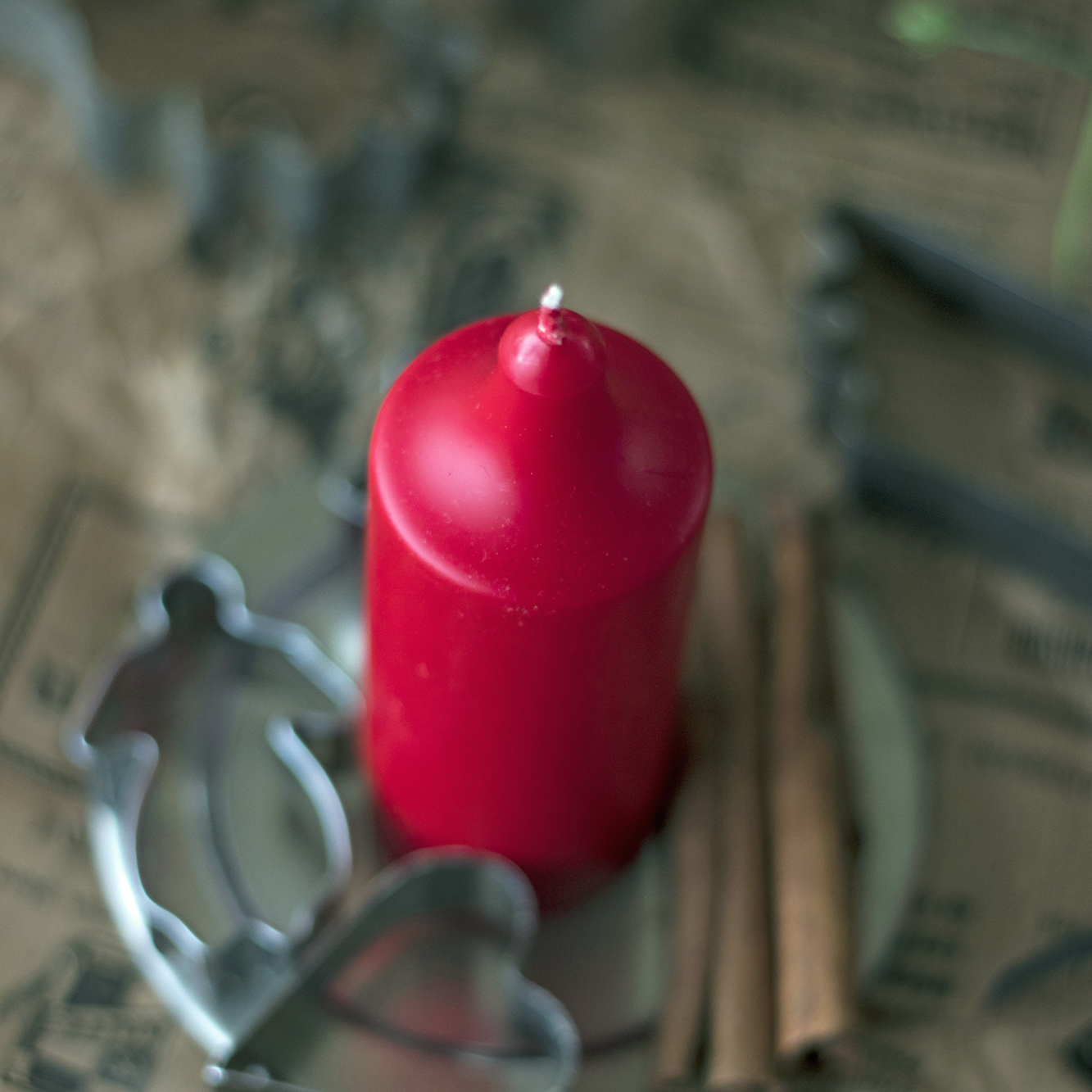 Kupéljus 4 packs Red - 4
