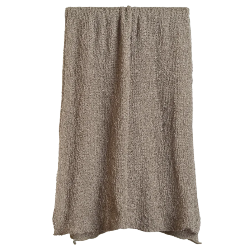 Ulla Jacobsson - Liten Rundsjal  - Eva -  Ljusbeige