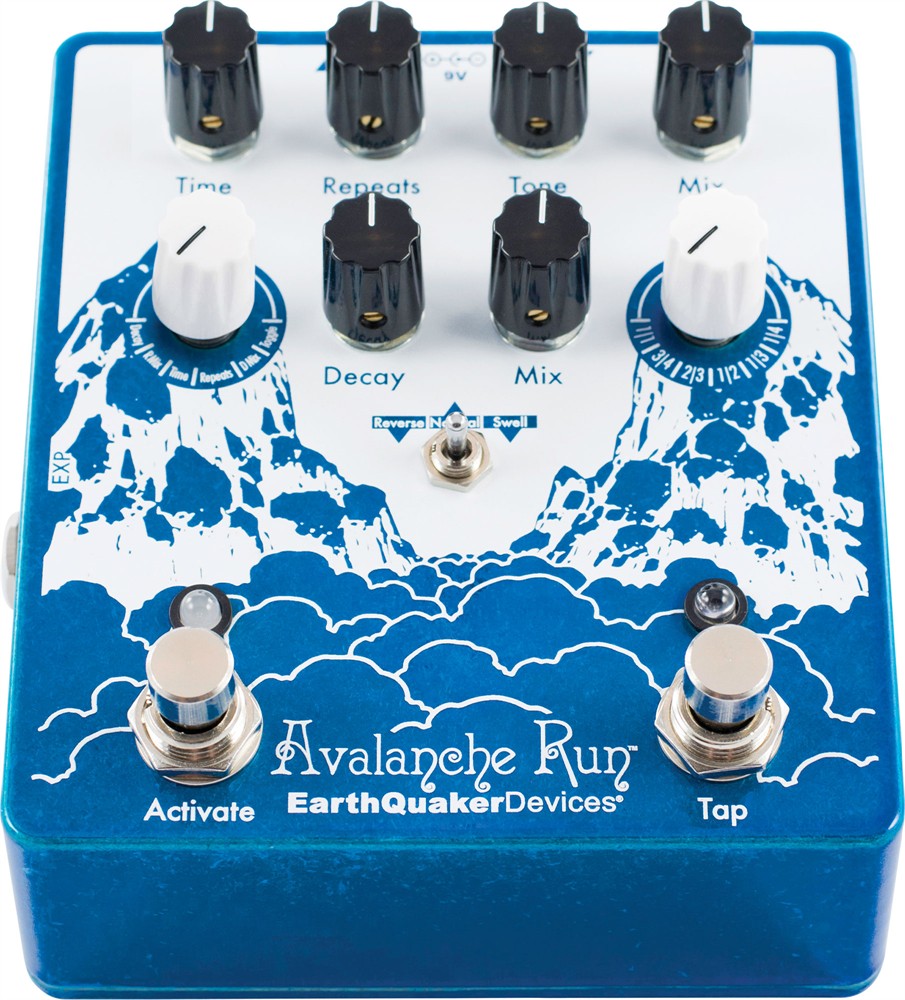 EarthQuaker Devices Avalanche Run Stereo Delay & Reverb with Tap Tempo - 7