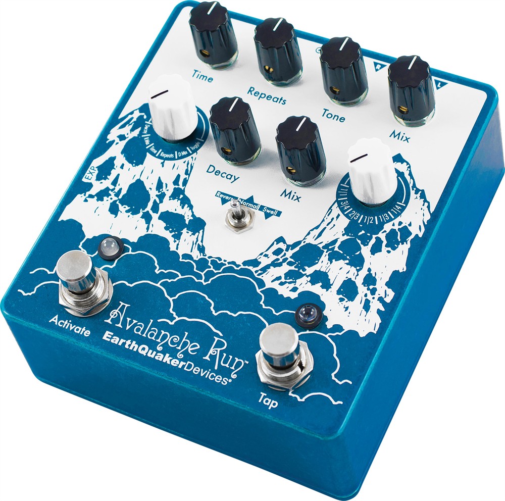 EarthQuaker Devices Avalanche Run Stereo Delay & Reverb with Tap Tempo - 5