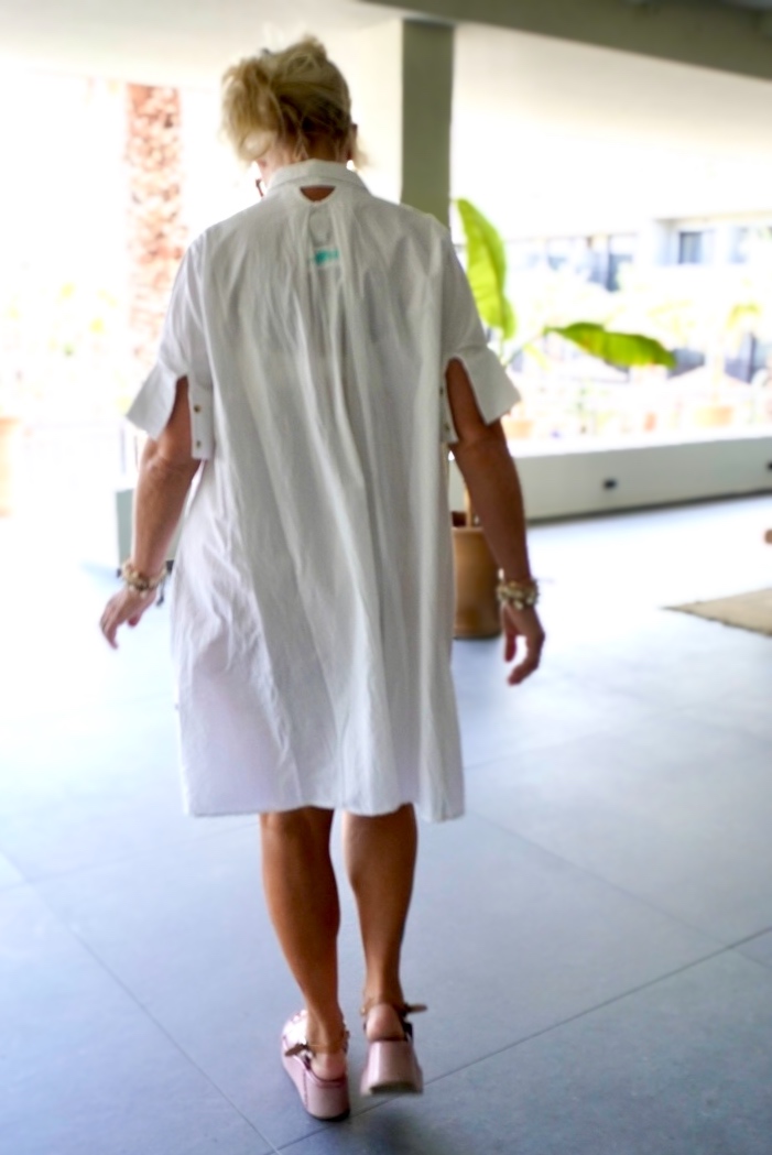 GINA COTTON DRESS SWEET WHITE  - 5