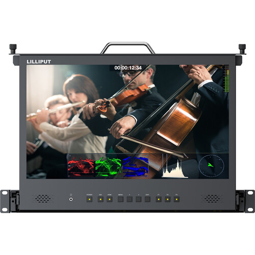 Lilliput RM-1731S 17.3" Pullout Rackmount 3G-SDI/HDMI Monitor - 3