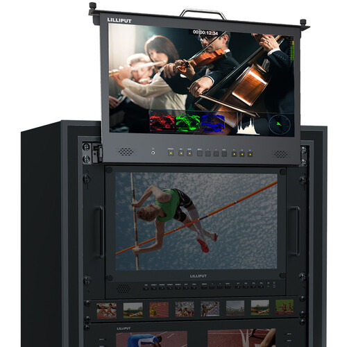 Lilliput RM-1731S 17.3" Pullout Rackmount 3G-SDI/HDMI Monitor - 6