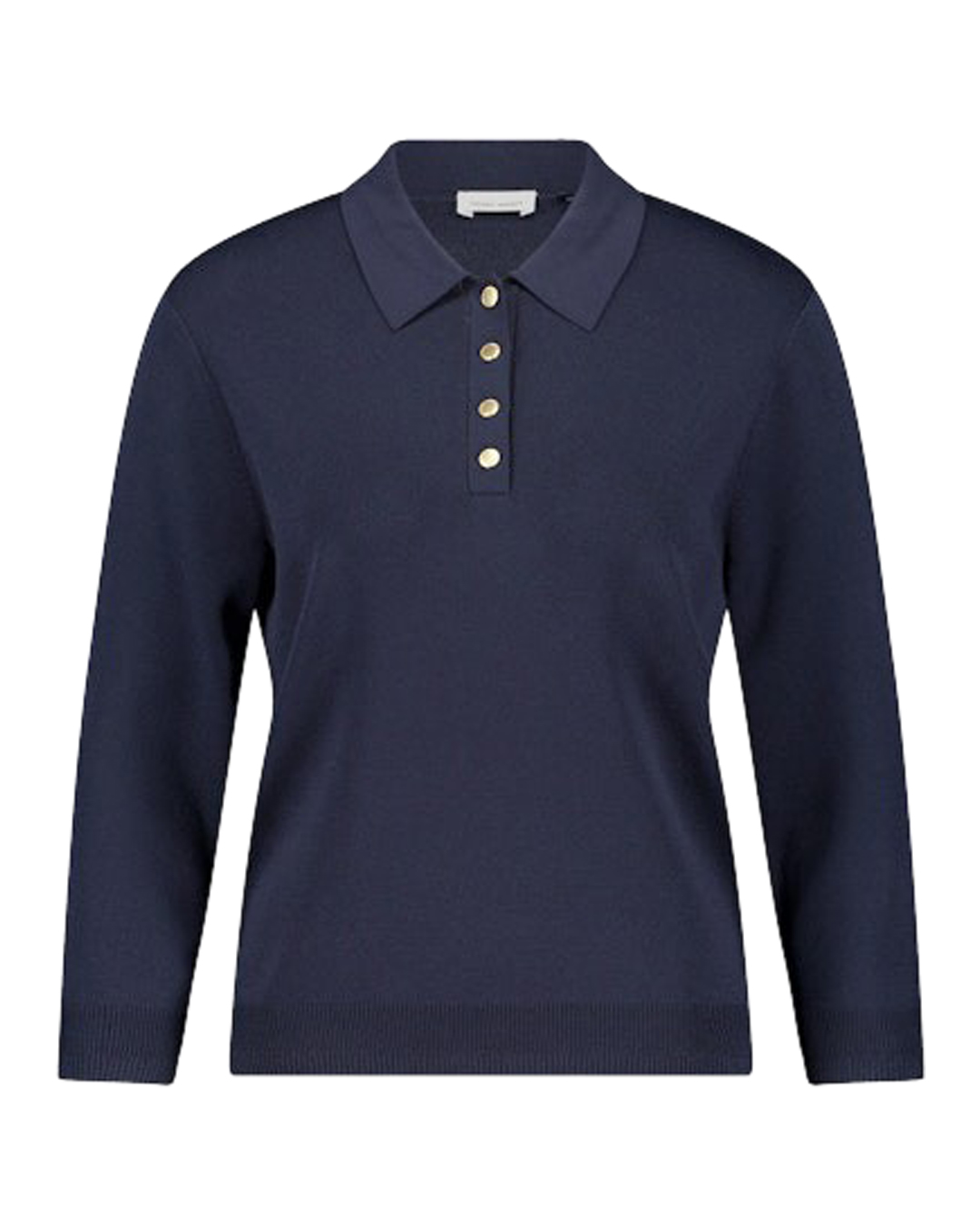 Jumper piké med 3/4-dels ärm marinblå