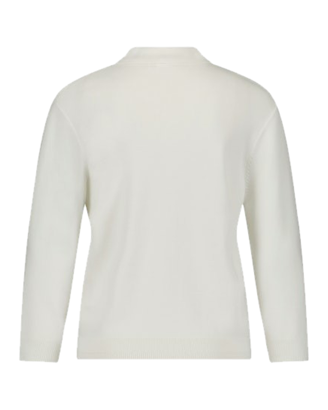 Jumper piké med 3/4-dels ärm offwhite - 2