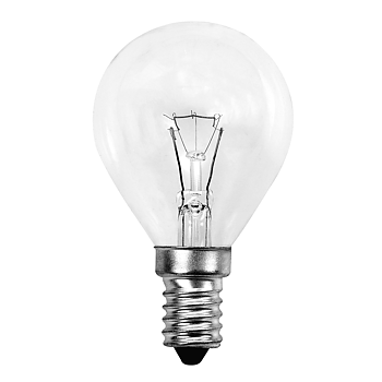 Osram Glödlampa 25W E14 Klot P45 Klar