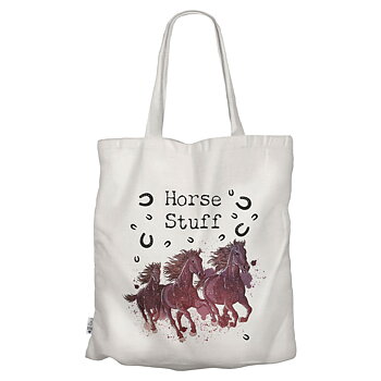 Shopping Bag Vivid Squid Horse Motif Horse Stuff
