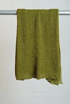 Ulla Jacobsson - Sjal  - Almira -  Olivgrön