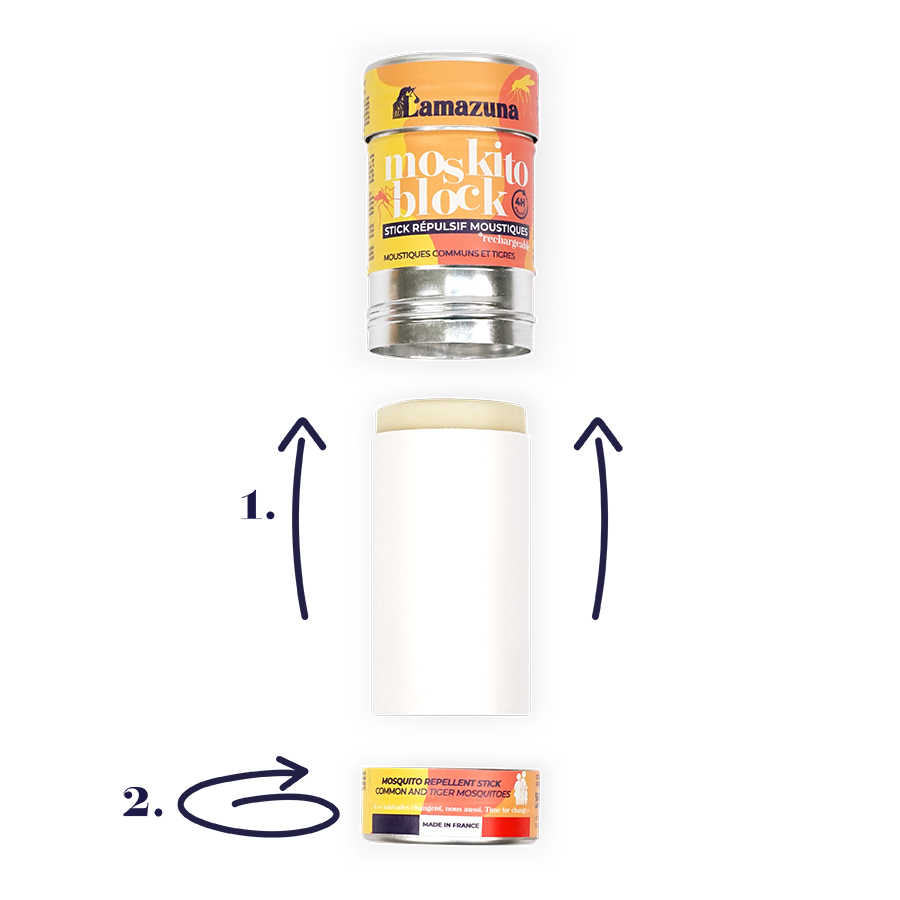 LAMAZUNA Refill Moskito Block 50ml | Naturlig myggstift-refill uten DEET - 2