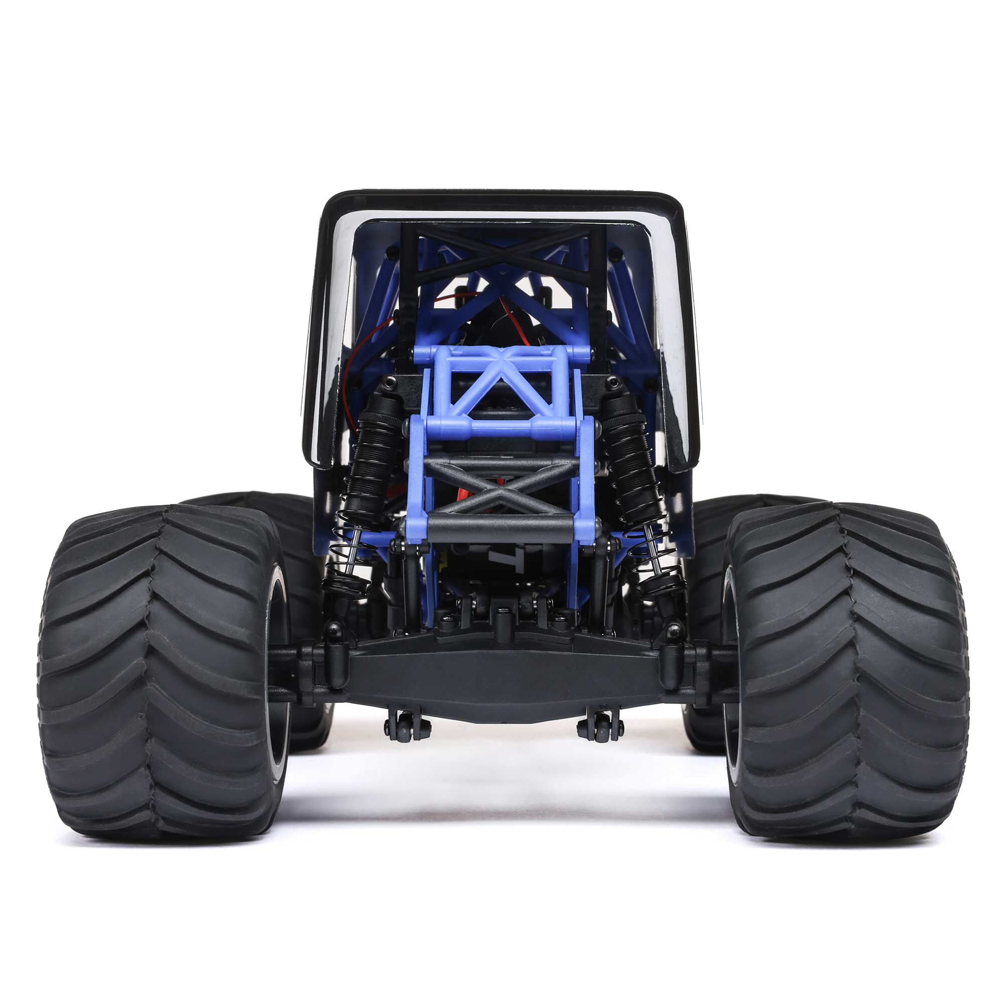 Losi 1/18 Mini LMT Son Uva Digger 2S 4X4 RTR Brushed Monster Truck (Battery & Charger Included), Blue - 21