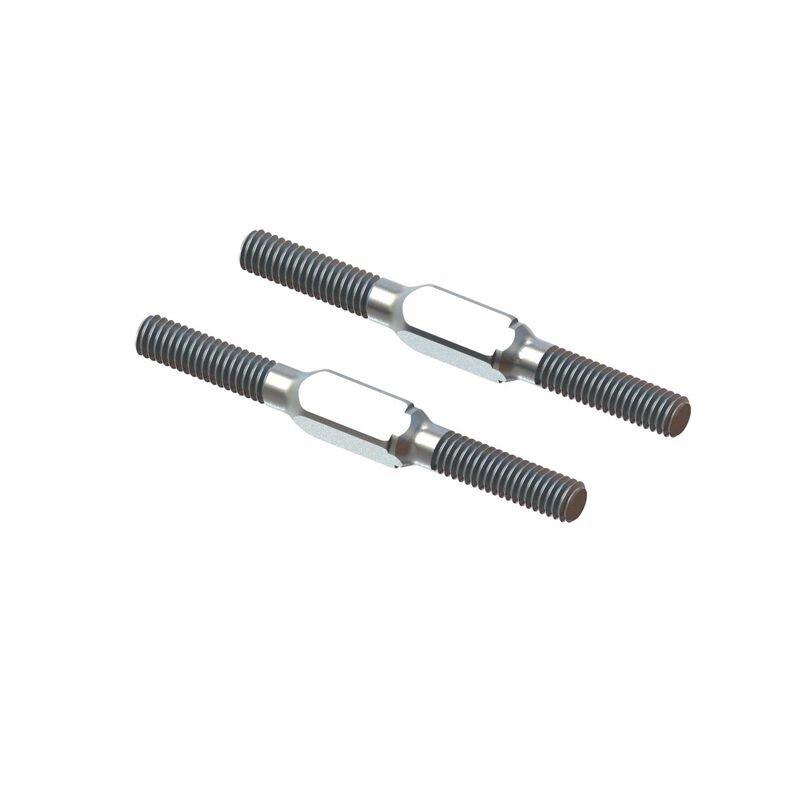 ARRMA Steel Turnbuckle, M4x45mm Silver (2): EXB