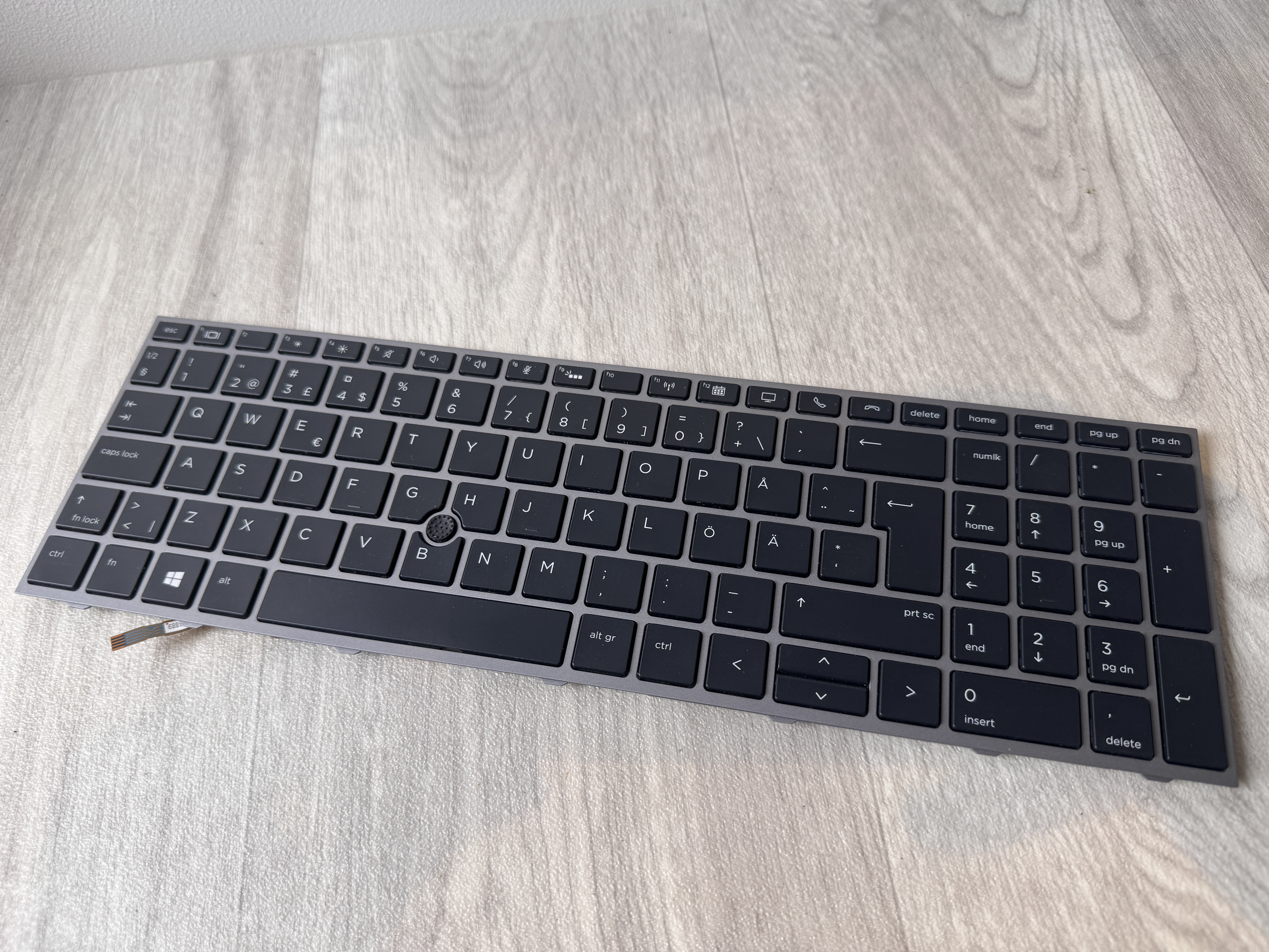 Original HP Keyboard L12764-B71 Zbook 15 17 G5 G6 Tangentbord Svenska / Swedish