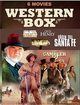 Westernbox - Gambler, Angel and the badman, 5 Outlaws, Old Henry, Vägen till Santa Fe