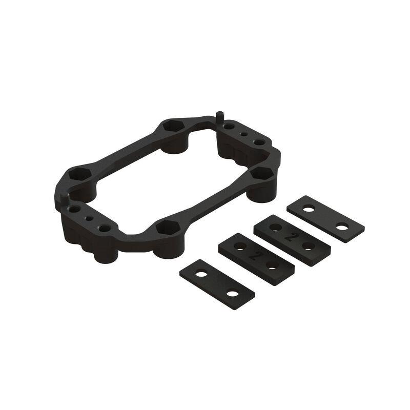 ARRMA Aluminum Servo Mount Plastic Holder Set