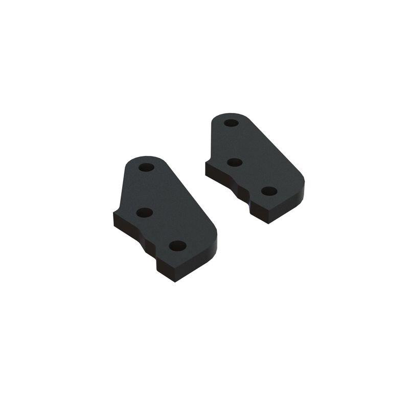 ARRMA Aluminum Steering Plate Black (2)