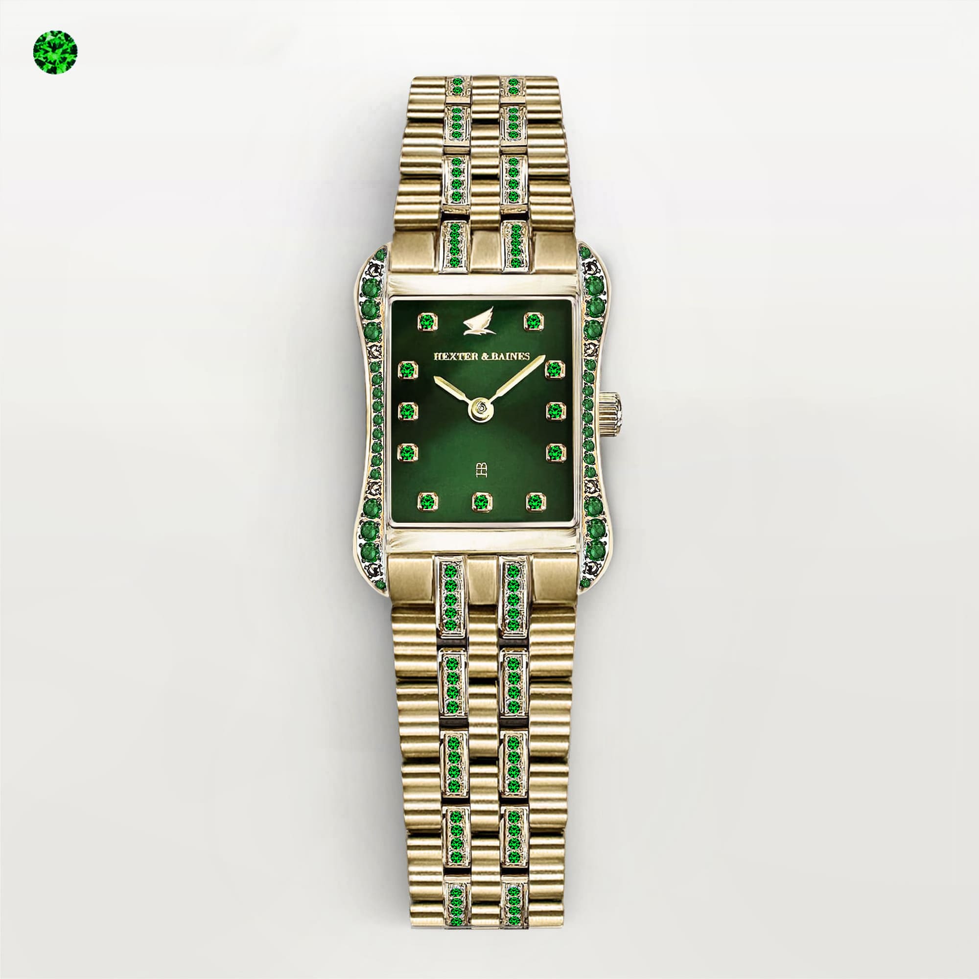 H&B Cronvas Duo, Emerald & Gold