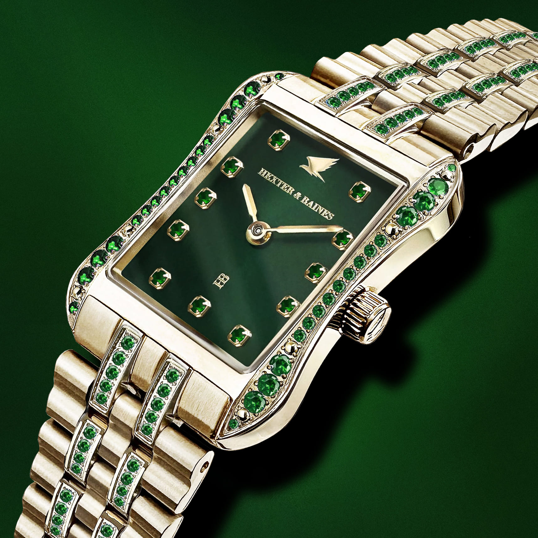 H&B Cronvas Duo, Emerald & Gold - 2