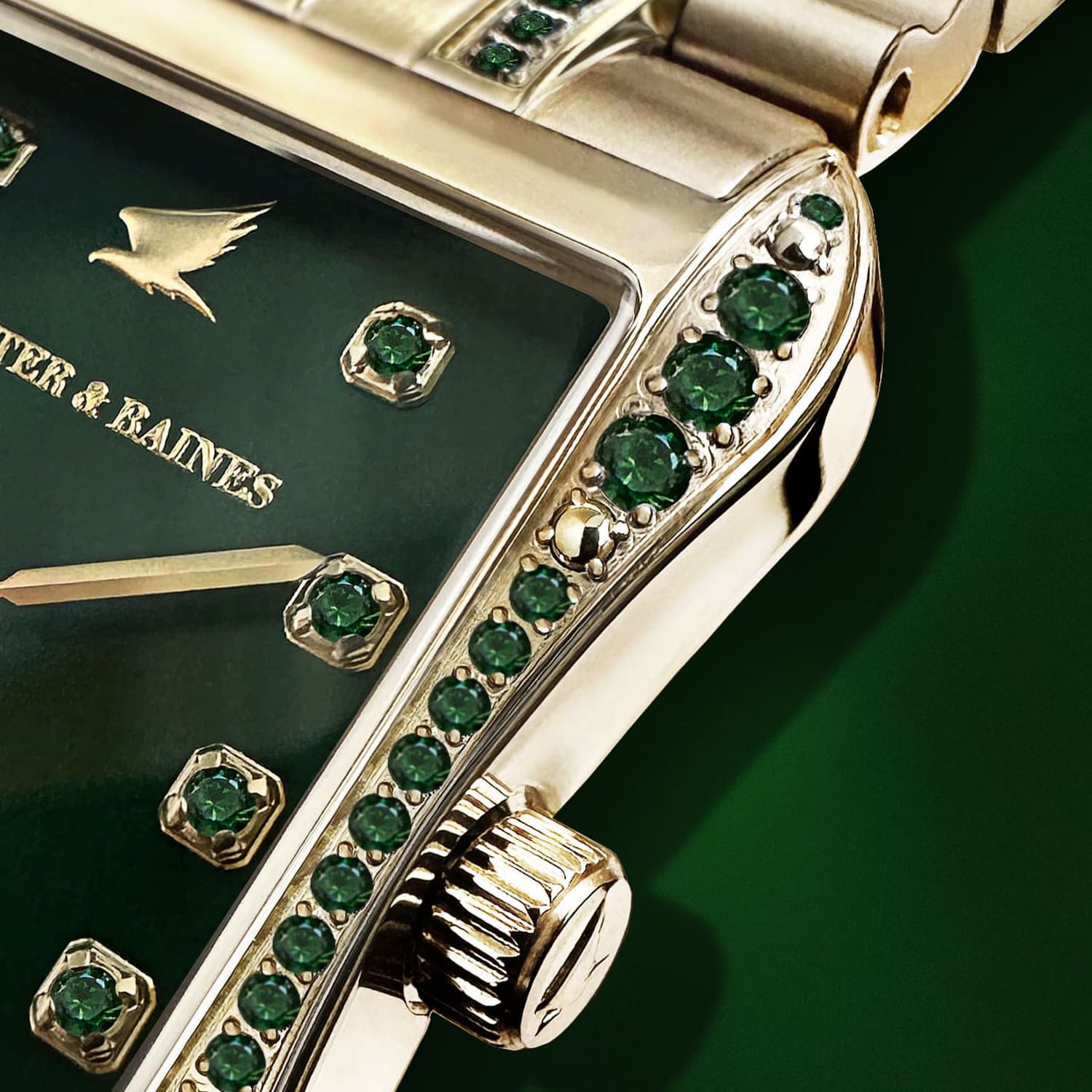 H&B Cronvas Duo, Emerald & Gold - 6