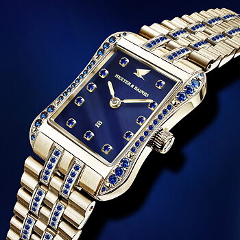 H&B Cronvas Duo, Sapphire & Gold