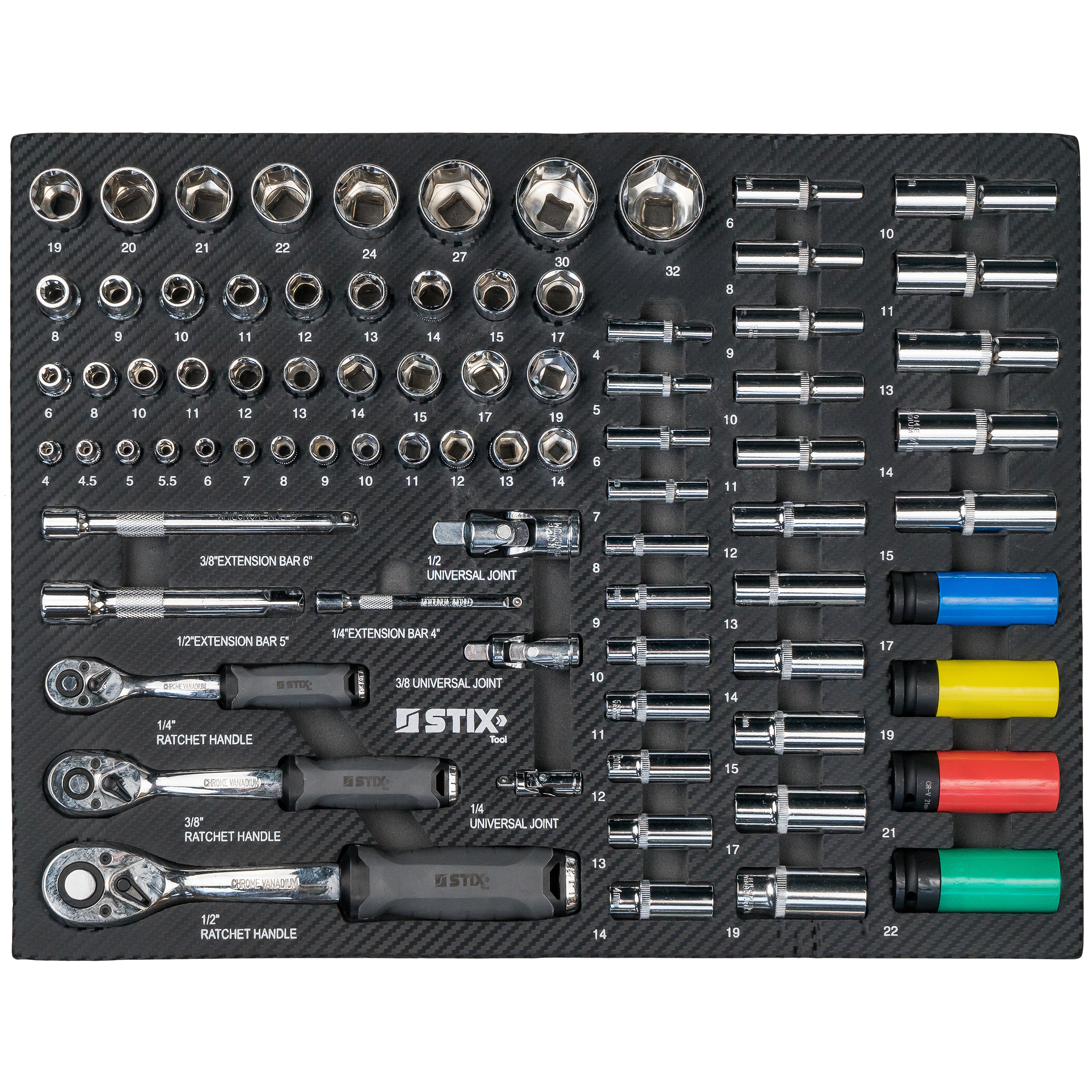 Verktygsvagn Toolix Cr-V med 267 st verktyg - 10
