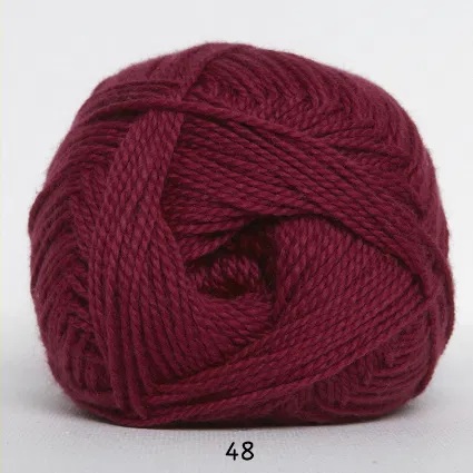 48 Mörk Fuchsia  - Blød Bomuld