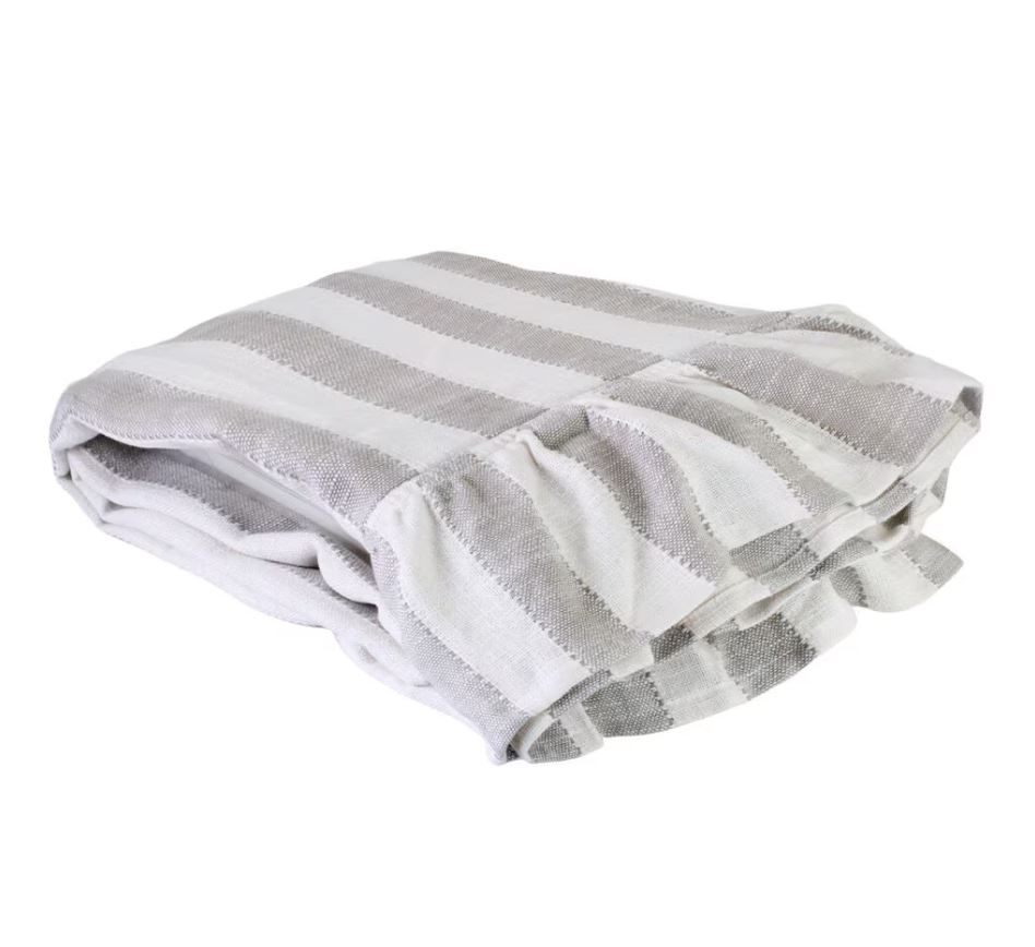 Duk Ida Beige/Vit Strömshaga - 2