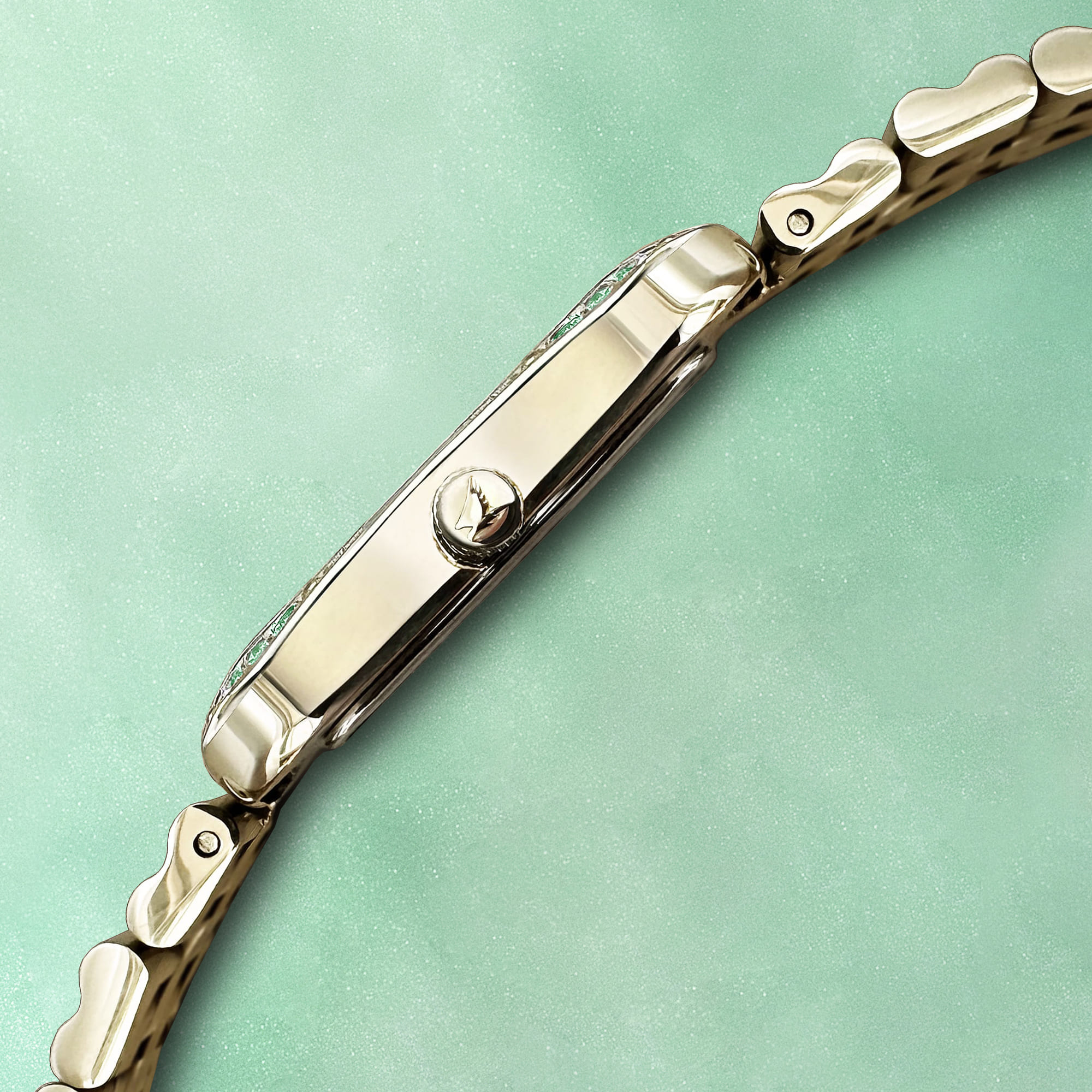 H&B Cronvas Duo, Light Green & Gold - 5