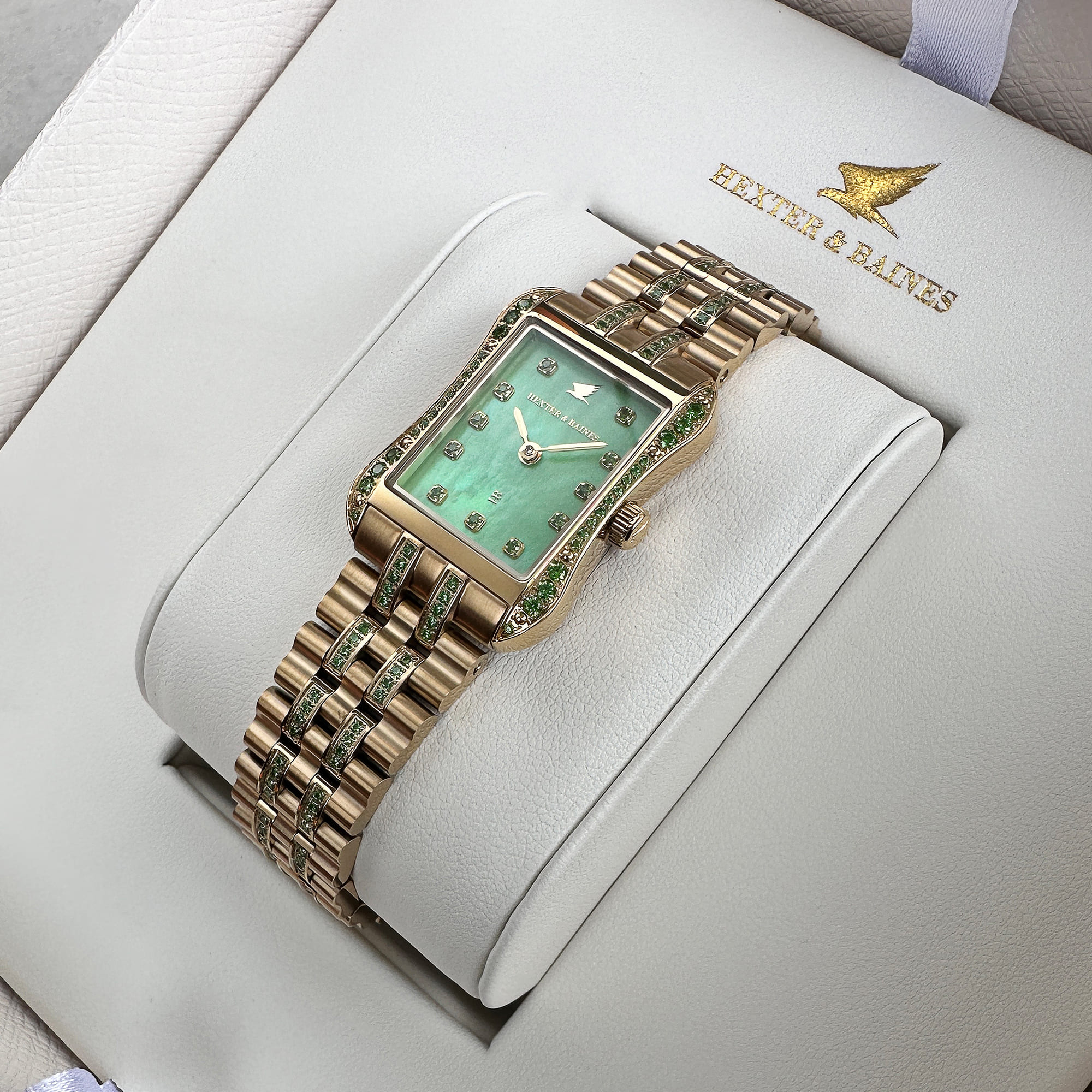 H&B Cronvas Duo, Light Green & Gold - 7