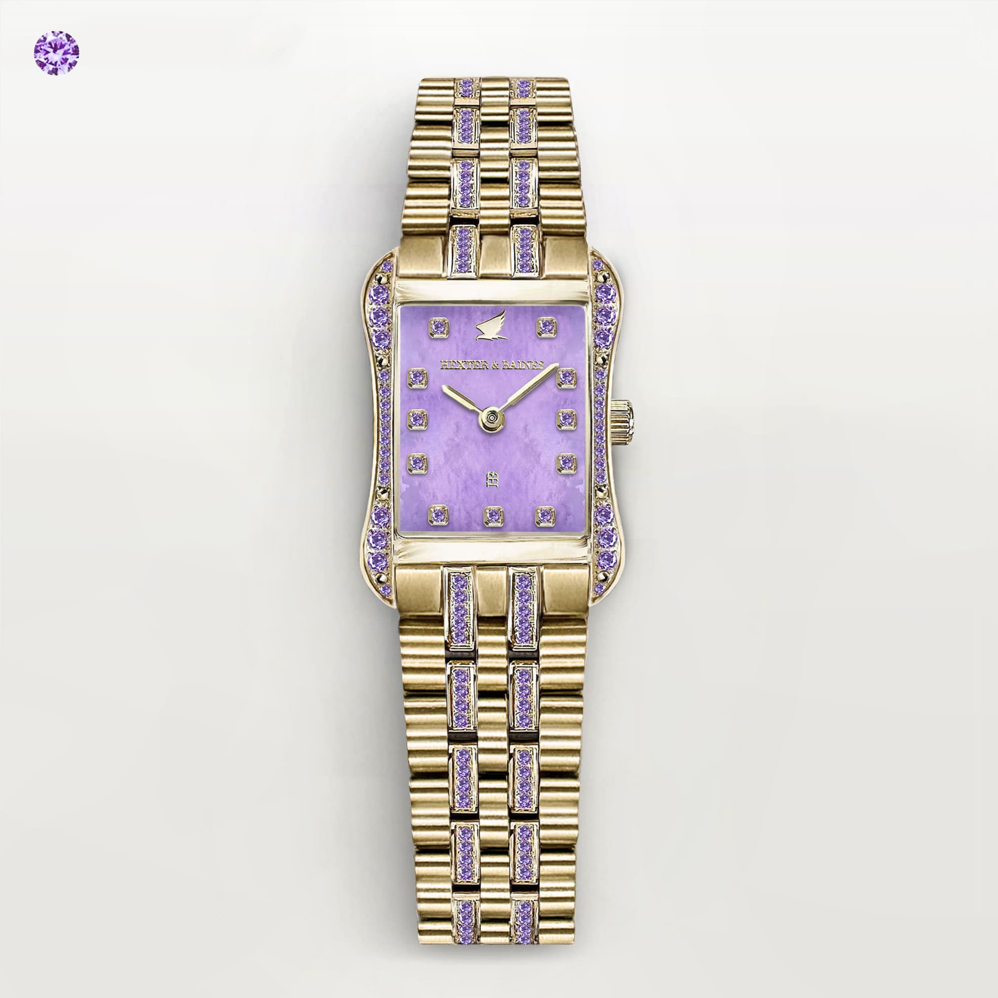 H&B Cronvas Duo, Lavender & Gold