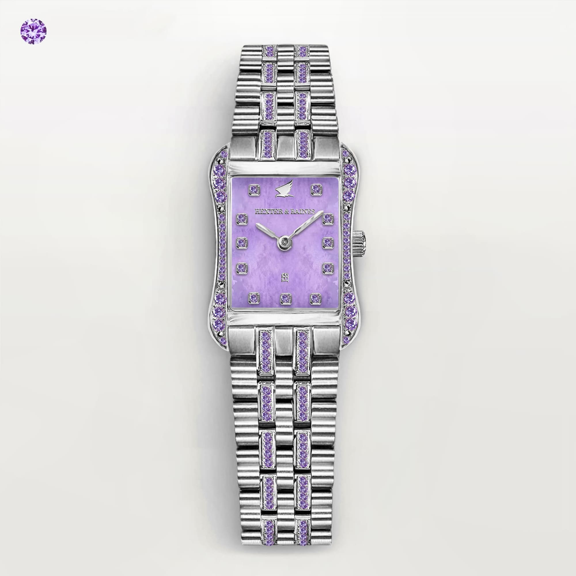 H&B Cronvas Duo, Lavender & Silver