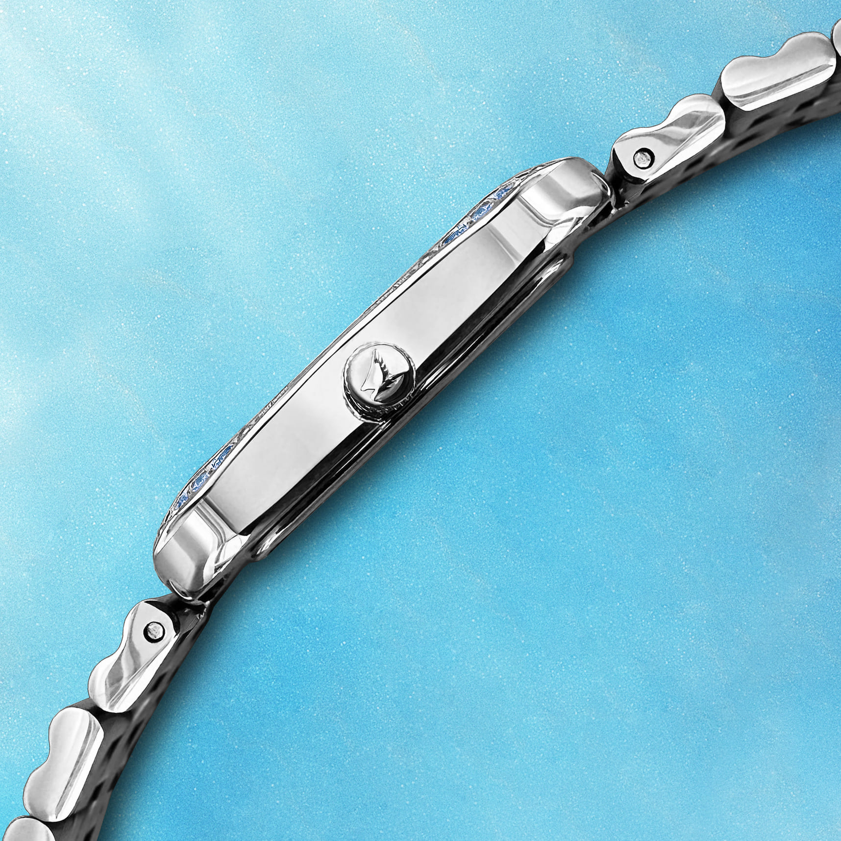 H&B Cronvas Duo, Aqua Blue & Silver - 4